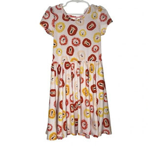 Dot Dot Smile Cap Sleeve Lions Girls Size 5/6 NWT